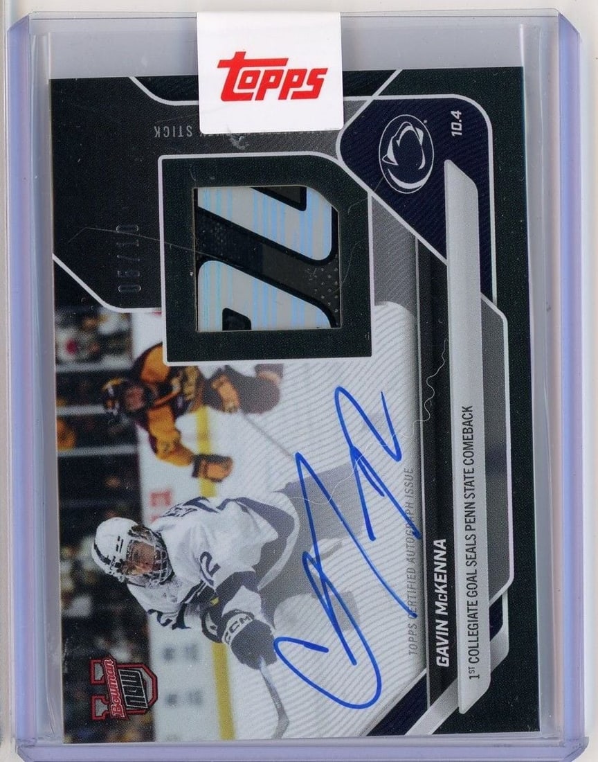 Gavin McKenna 2026 Bowman U Now 2B Black Relic Auto Rookie Card /10 (1 of 2)