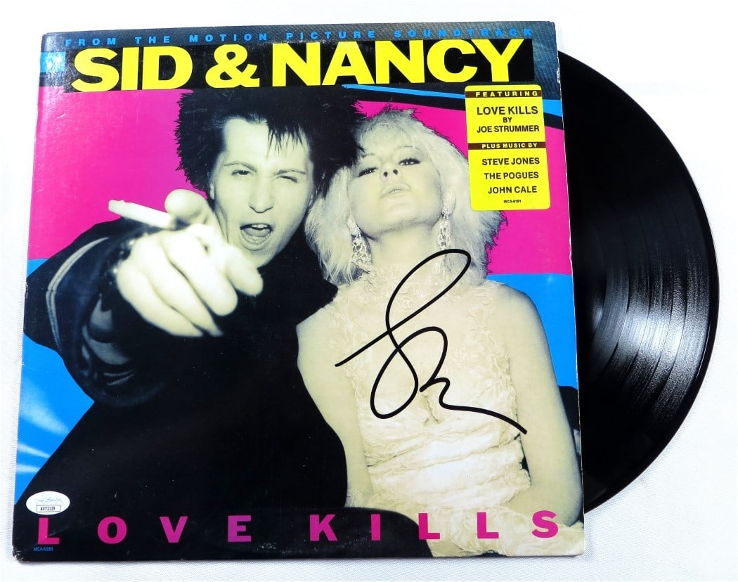 Autographed Sid and Nancy album cover signed by Gary Oldman JSA: Autographed Sid and Nancy album cover signed by Gary Oldman JSA Original record album cover from Sid & Nancy signed by Gary Oldman. Includes record(s), which are untested. Pre-owned and authenticated 