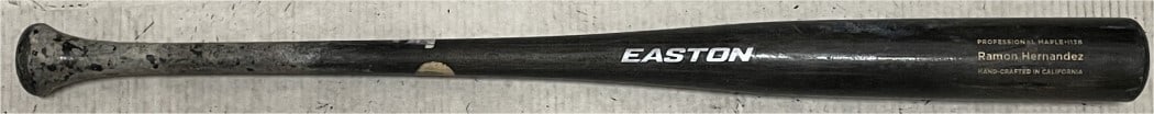 Easton Professional Maple team issued bat Ramon Hernandez LA Dodgers (1 of 5)