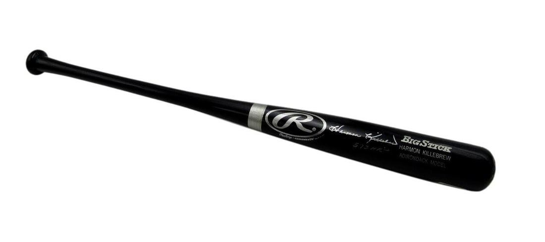 Rawlings Adirondack Big Stick Signed Baseball Bat Harmon Killebrew JSA (1 of 4)