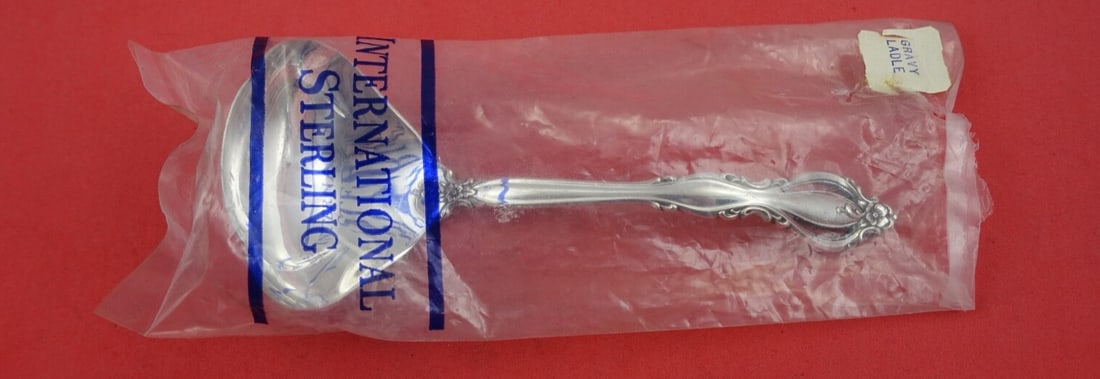 International Grande Regency Sterling Silver Gravy Ladle 7 inch (1 of 2)