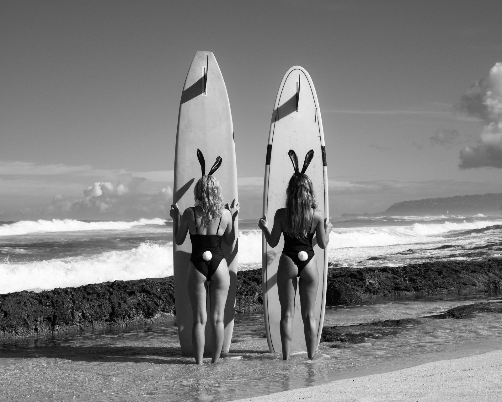 Brendan North Playboy Surf Club Pt 2 photo 18" x 24" edition of 15: Brendan North Playboy Surf Club Pt 2 photo 18" x 24" edition of 15 Contemporary digital photography print titled "Playboy Surf Club Pt 2" by Brendan North, produced on archival paper. This 2022 work i
