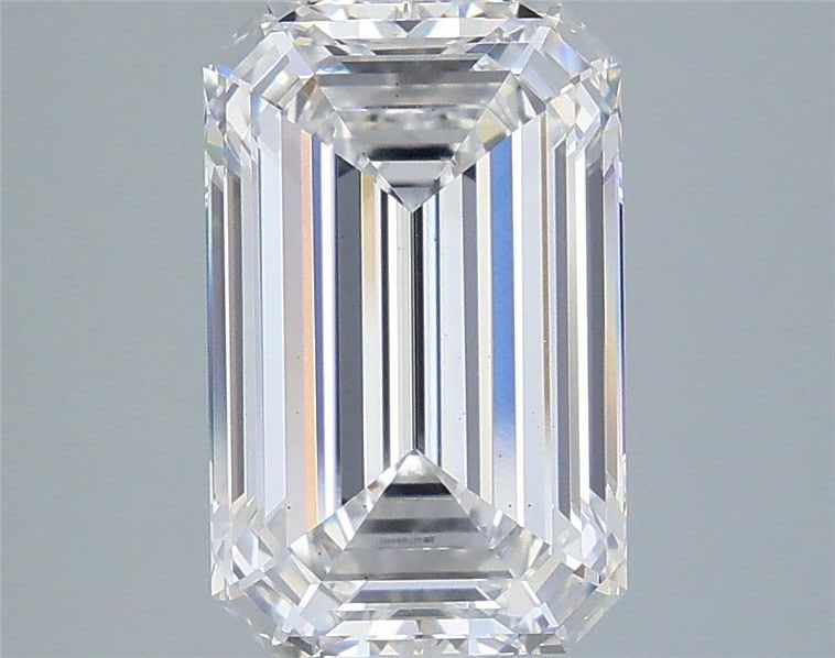Loose Diamond - EMERALD 3.53ct E VS2: Loose Diamond - EMERALD 3.53ct E VS2 Source: This is a real non-mined Diamond that has been grown in a lab Shape: EMERALD Carats: 3.53 Color: E Clarity: VS2 Certification: IGI Video: