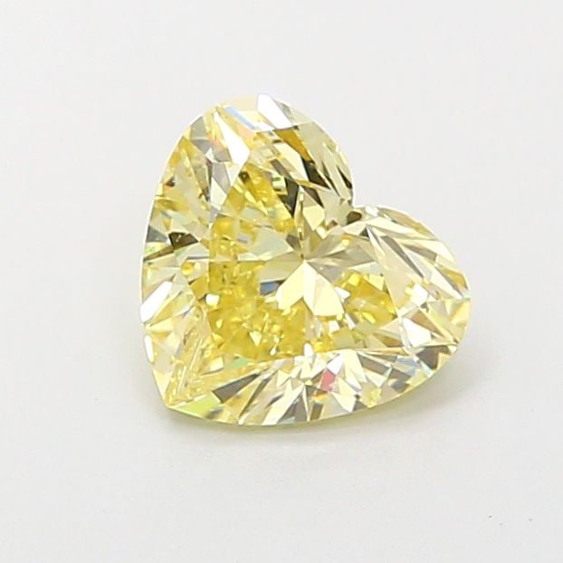 Loose Diamond - HEART 1.08ct Fancy Light Yellow VS1: Loose Diamond - HEART 1.08ct Fancy Light Yellow VS1 Source: This is a real non-mined Diamond that has been grown in a lab Shape: HEART Carats: 1.08 Color: Fancy Light Yellow Certification: IGI Video:
