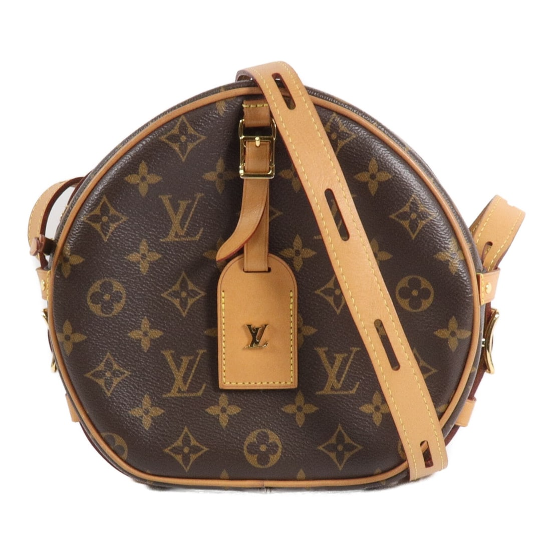 Louis Vuitton Boite Chapeau Souple Monogram Shoulder Bag M52294: Louis Vuitton Boite Chapeau Souple Monogram Shoulder Bag M52294 Louis Vuitton Boite Chapeau Souple shoulder bag in brown Monogram PVC coated canvas. This medium women's bag features a structured silho
