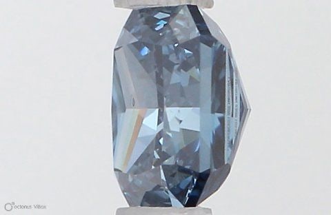 Loose Diamond - RADIANT 0.55ct Fancy Vivid Blue VS2: Loose Diamond - RADIANT 0.55ct Fancy Vivid Blue VS2 Source: This is a real non-mined Diamond that has been grown in a lab Shape: RADIANT Carats: 0.55 Color: Fancy Vivid Blue Certification: IGI Video: 