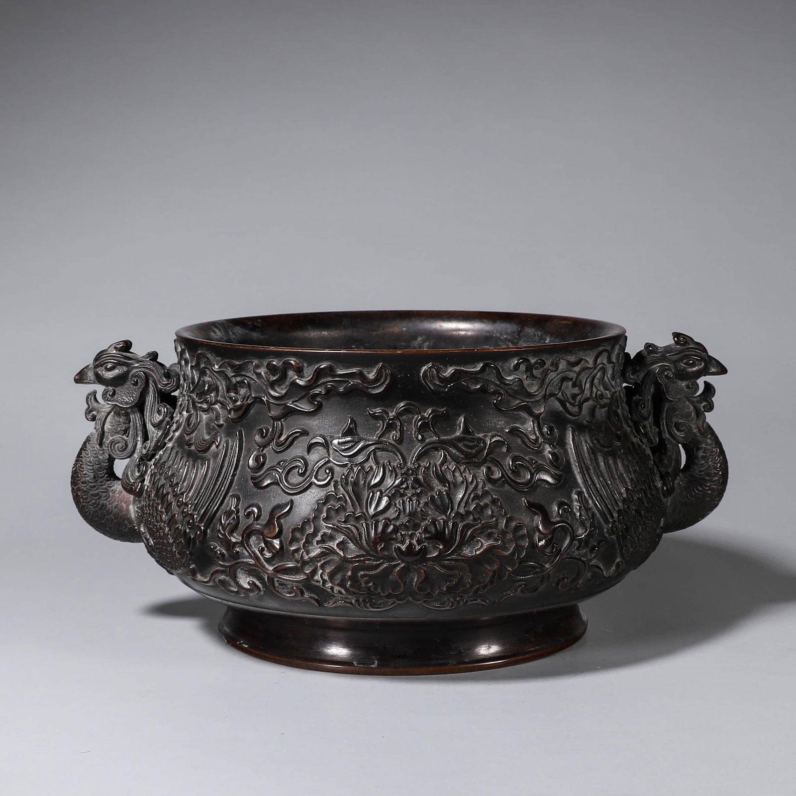 A Phoenix Pattern Bronze Incense Burner (1 of 8)