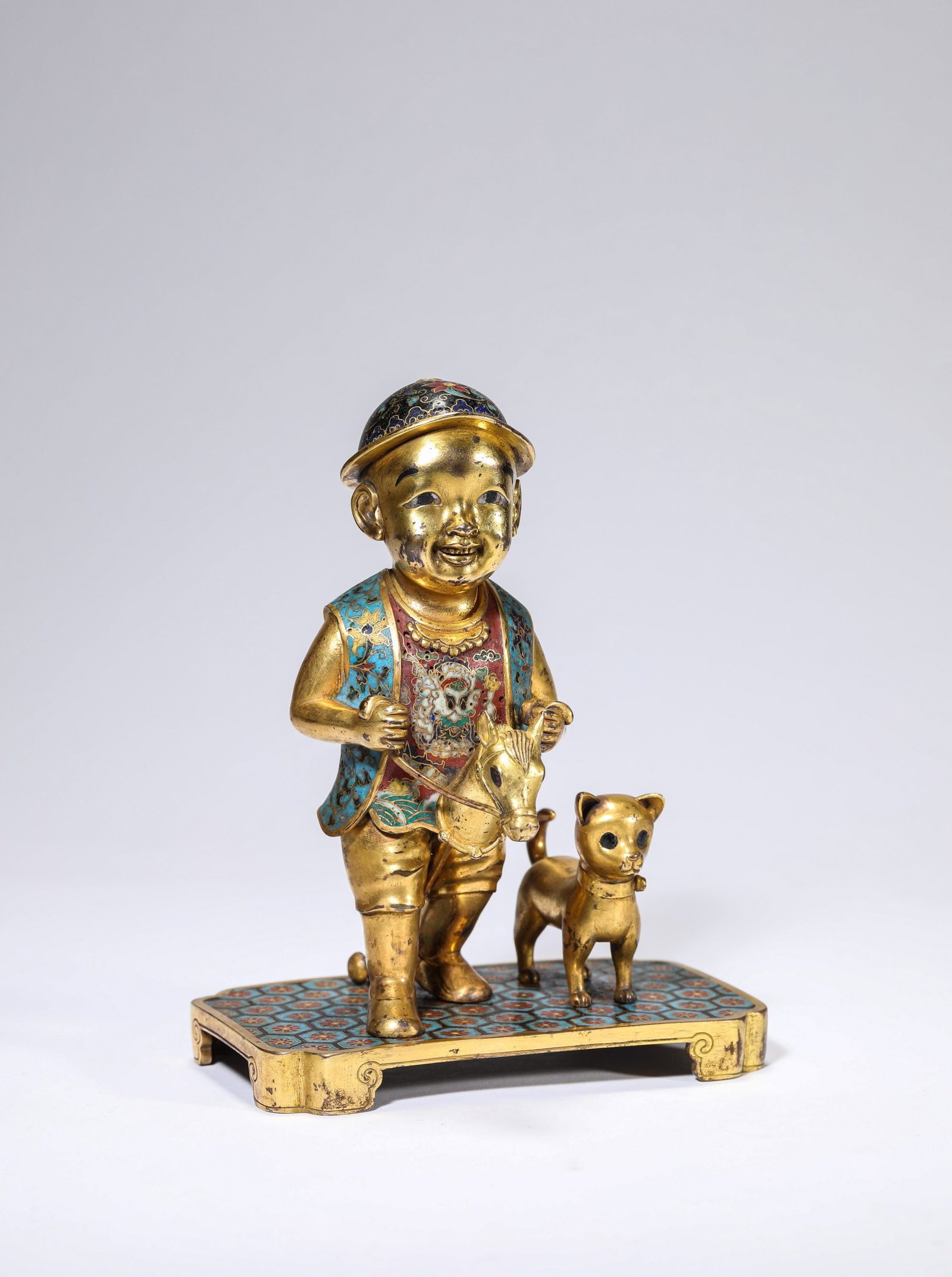A Cloisonné Enamel ‘Boy’ (1 of 7)