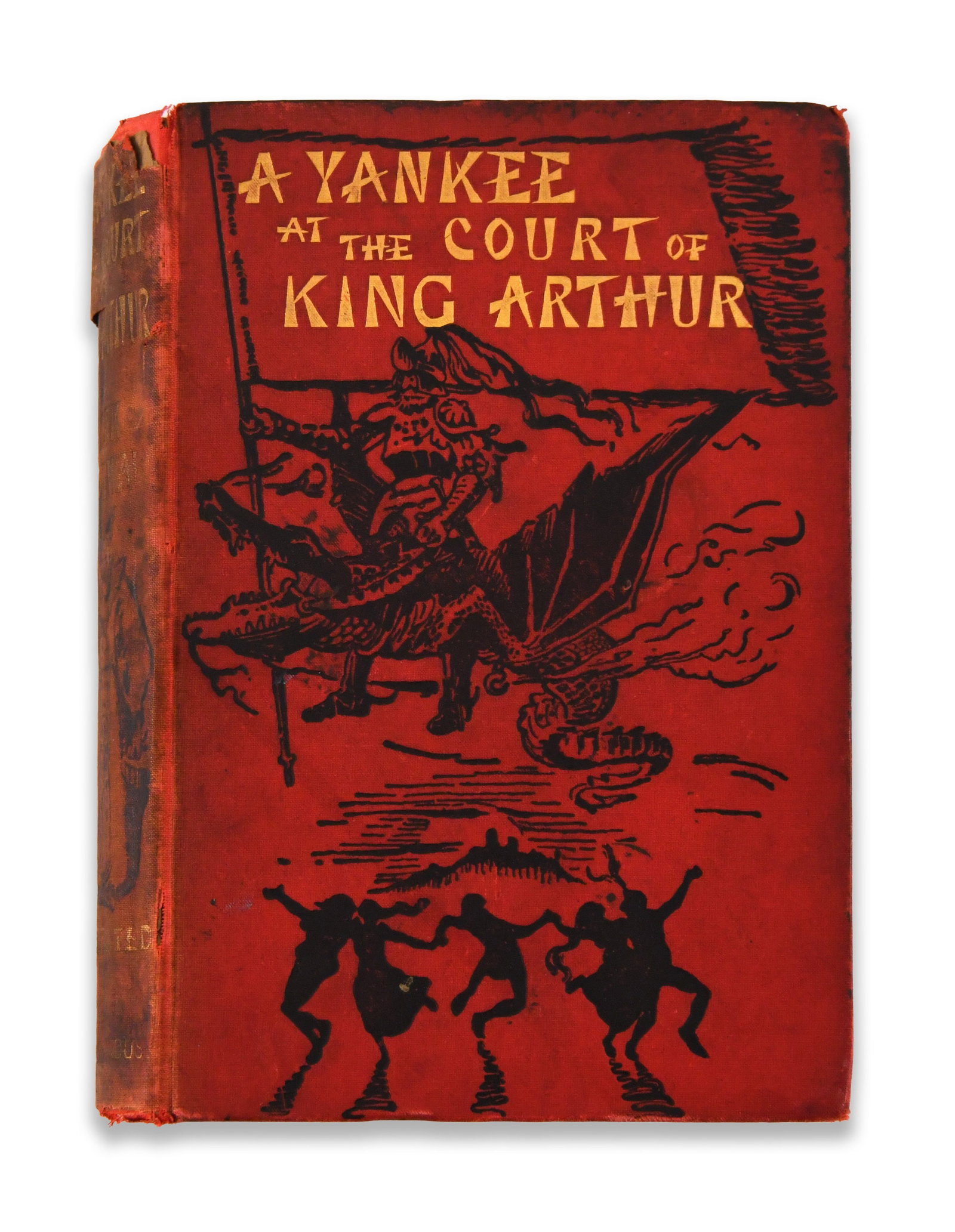 MARK TWAIN - Signed A Connecticut Yankee in King Arthur's Court (Chatto & Windus, London, 1890) (1 of 5)