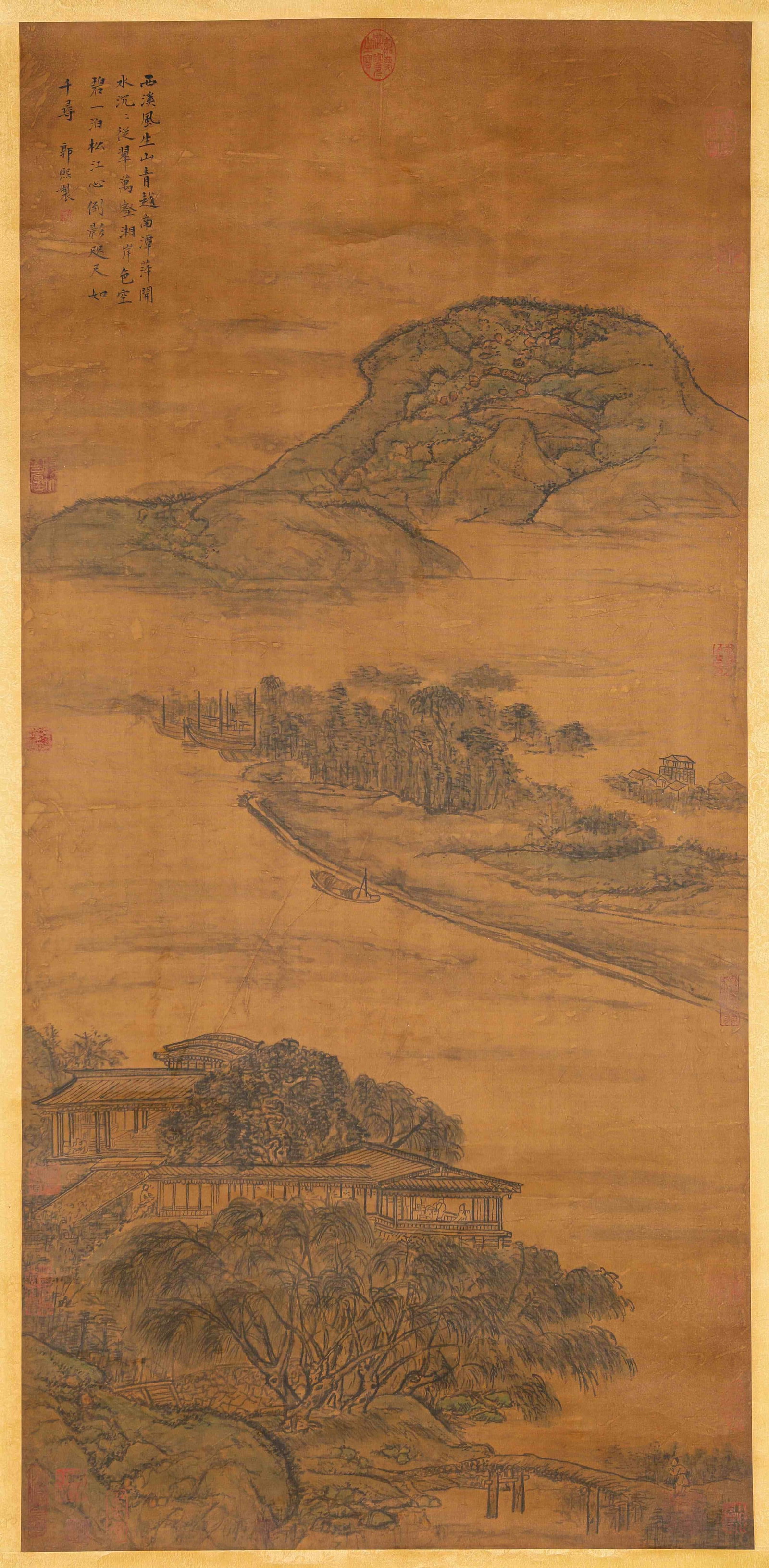Guo Xi (1020-1090), attributed to, Landscape: GUO XI (1020-1090), ATTRIBUTED TO, LANDSCAPE Dimensions: Dimensions: Width: 63 cm x Height: 132 cm. All measurements are approximate.