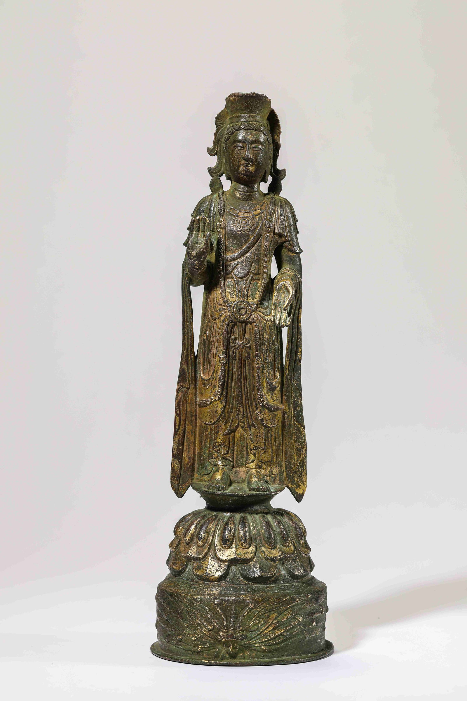 A Gilt-Bronze Figure of Buddha (1 of 6)