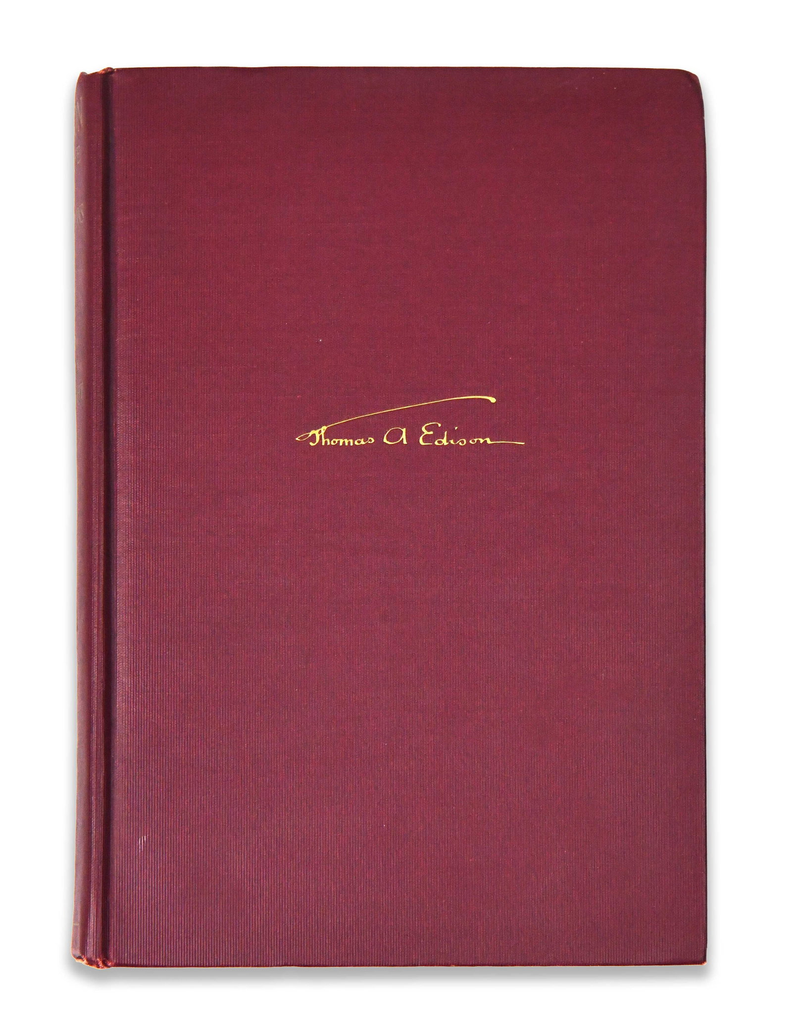 THOMAS A. EDISON - Signed Edison: His Life and Inventions (1 of 4)