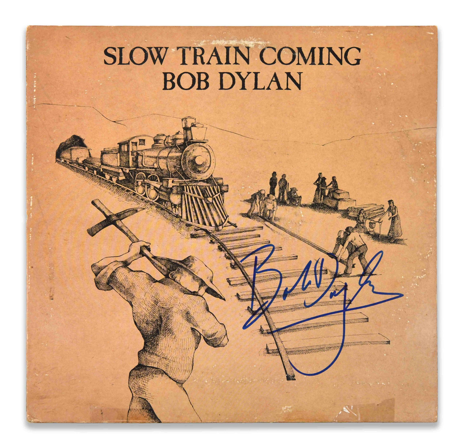 BOB DYLAN - Signed Slow Train Coming LP (1 of 5)