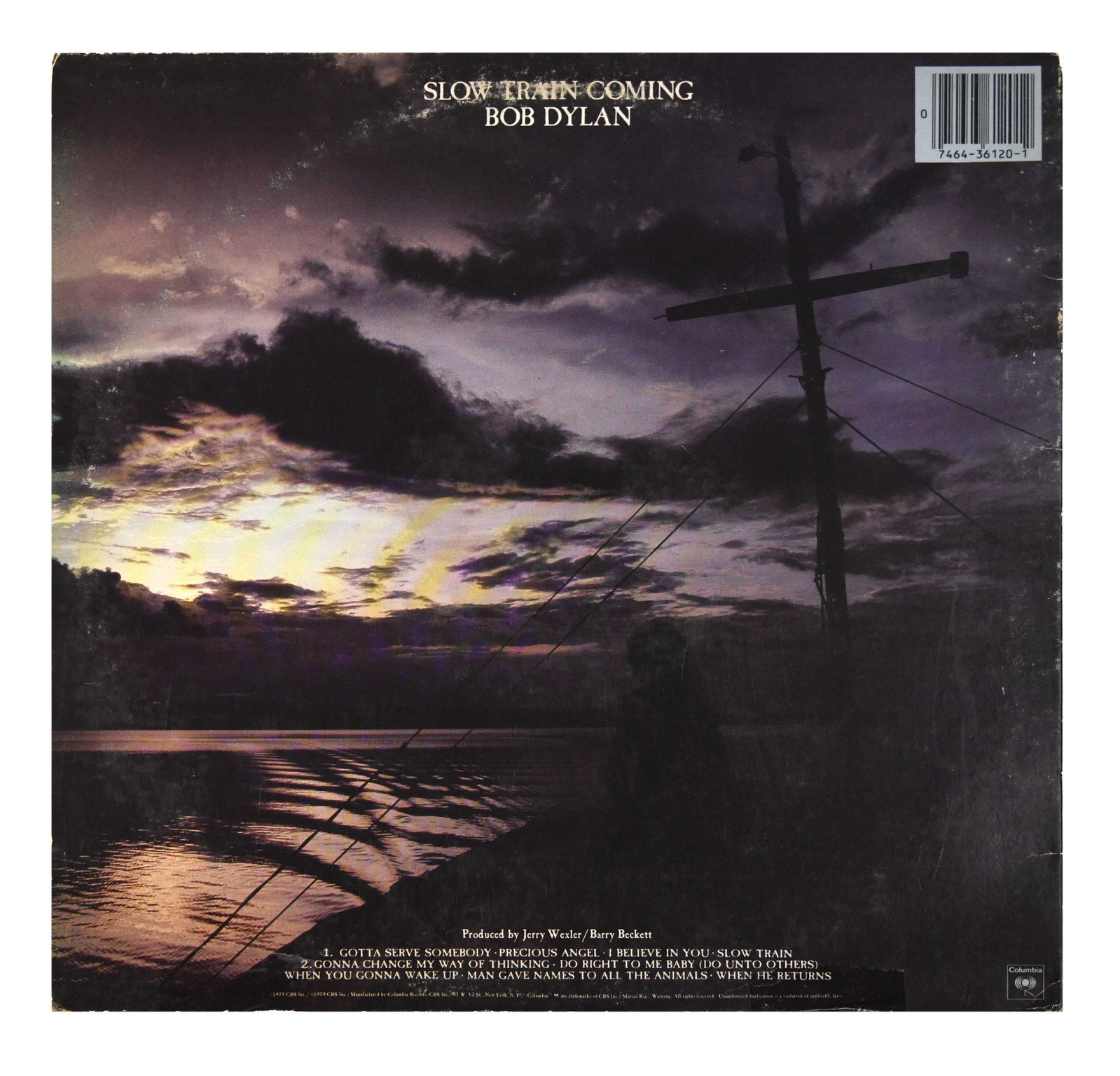 BOB DYLAN - Signed Slow Train Coming LP - 2