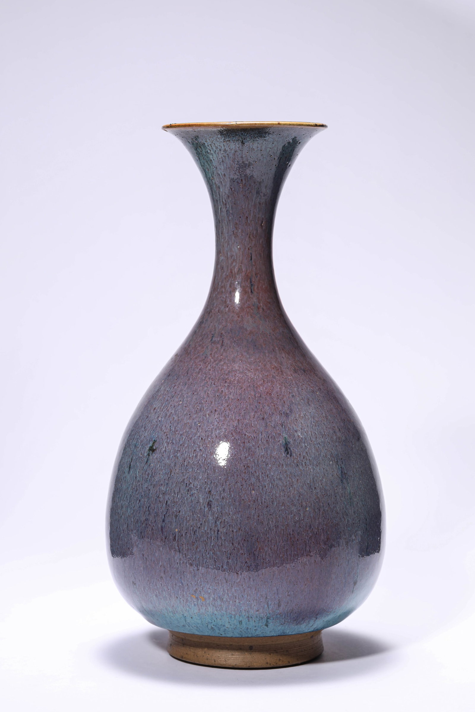 A Jun-Type Vase: A JUN-TYPE VASE Description: Dimensions: Width: 17 cm x Height: 31.7 cm. All measurements are approximate.
