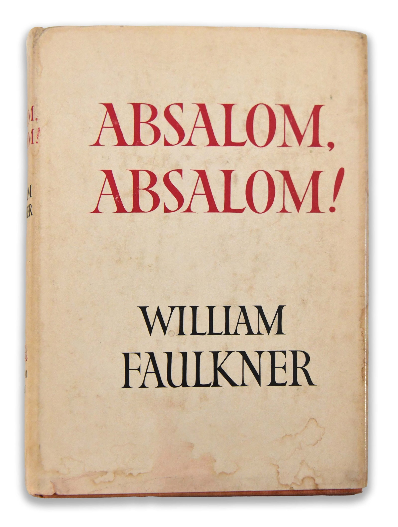 William Faulkner, Signed Absalom, Absalom!, Random House Edition (1 of 4)