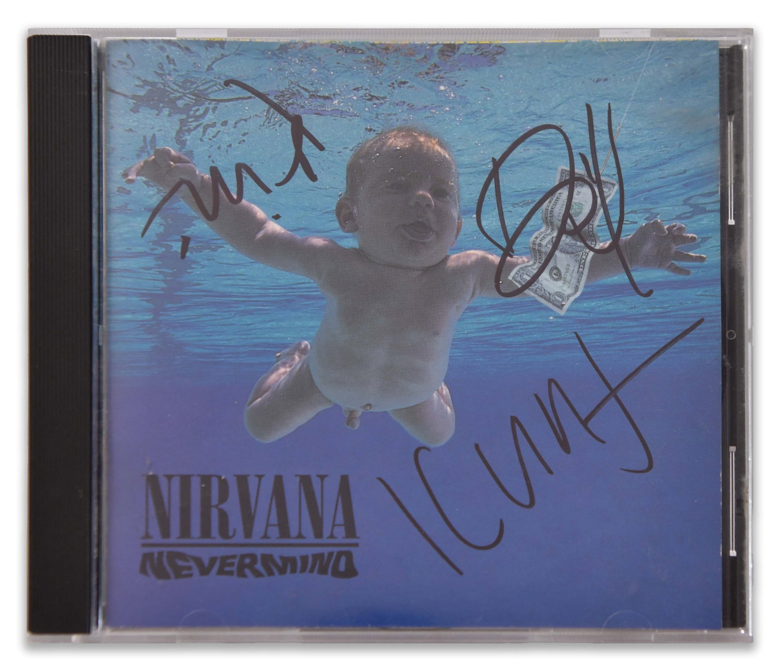 Nirvana, Three-Member Signed Nevermind CD (1 of 3)