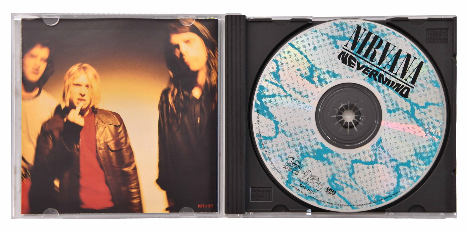 Nirvana, Three-Member Signed Nevermind CD - 2