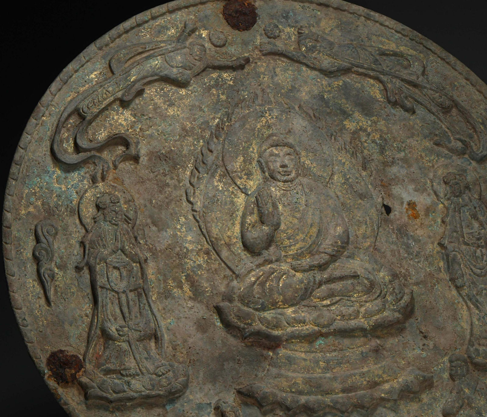 Copper Gilding Golden Buddha Statue from Jin (1 of 9)