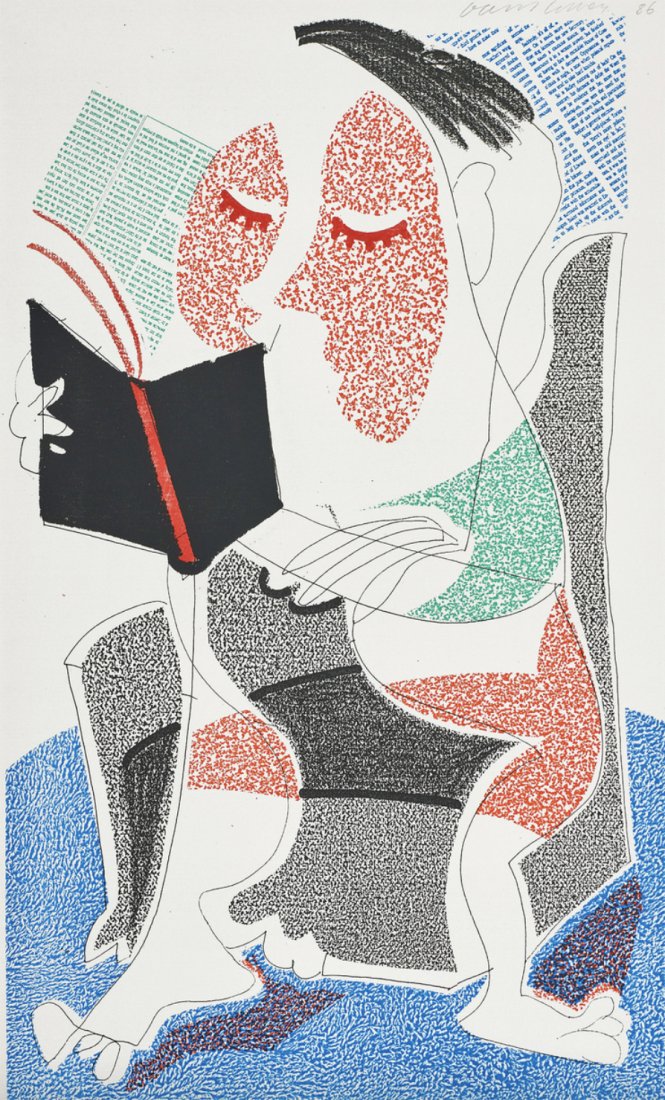 Man Reading Stendhal by David Hockney (1 of 1)