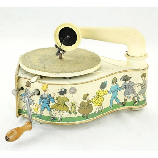 Gramophone Toy Phonograph with Design of Children (0065) on Oct 09, 2021 Dutch Auction