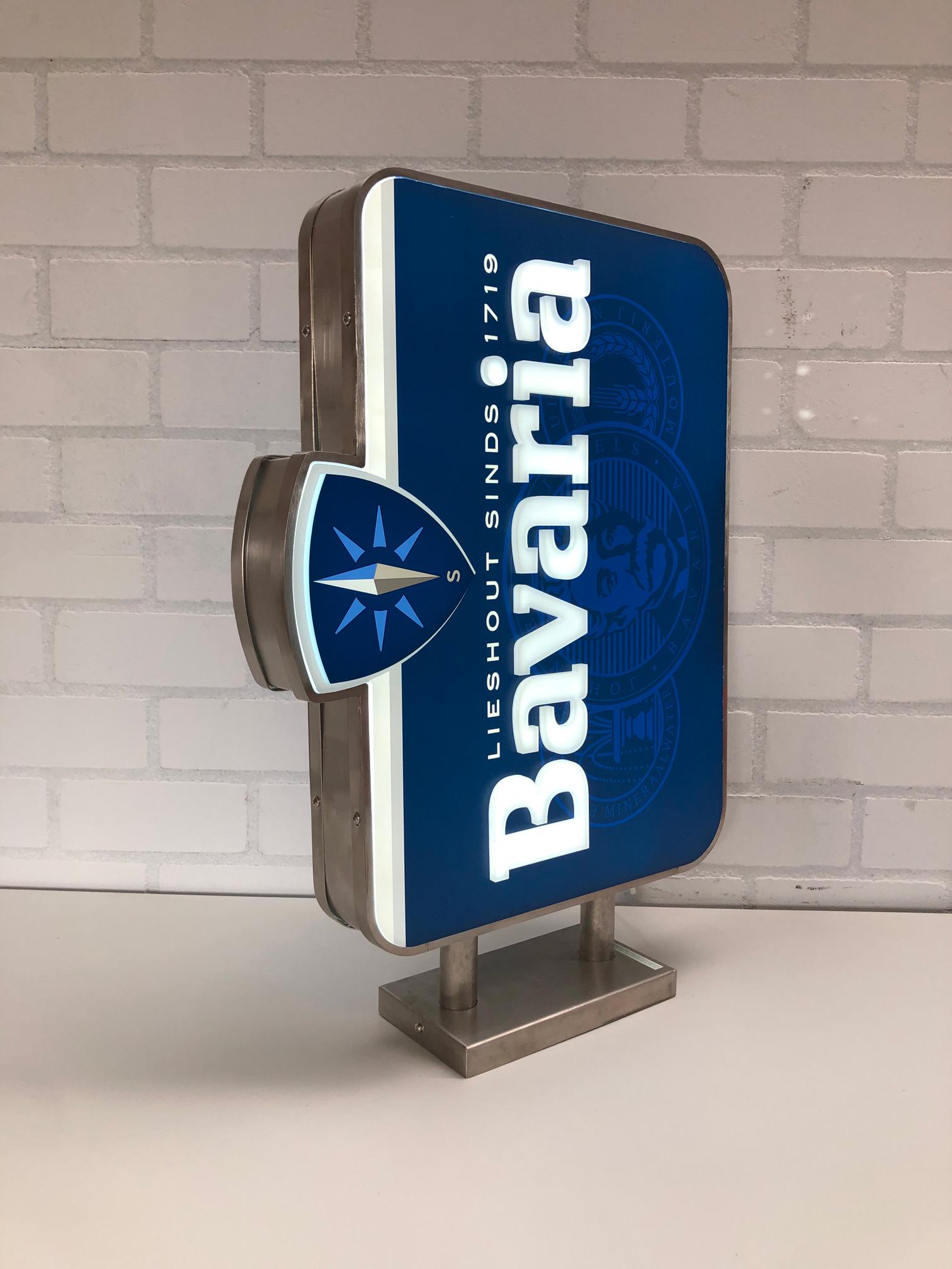 2-Sided Bavaria Light-Up Advertising Sign (1 of 8)