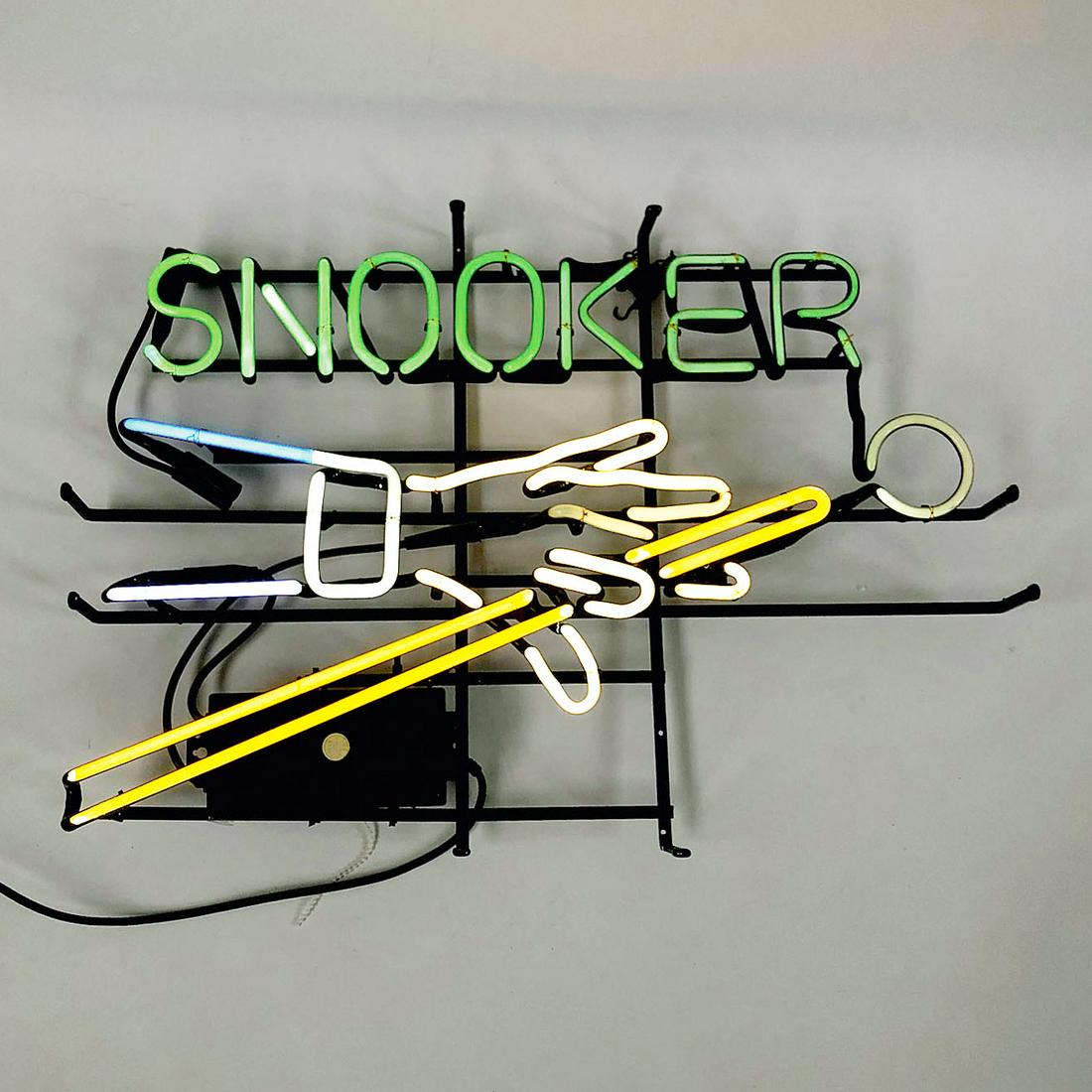 Multi-color Neon Sign Snooker (1 of 1)