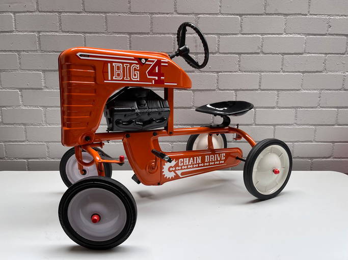 Children's Pedal Tractor, Amf "big 4" Model G538 Ca. 1960s