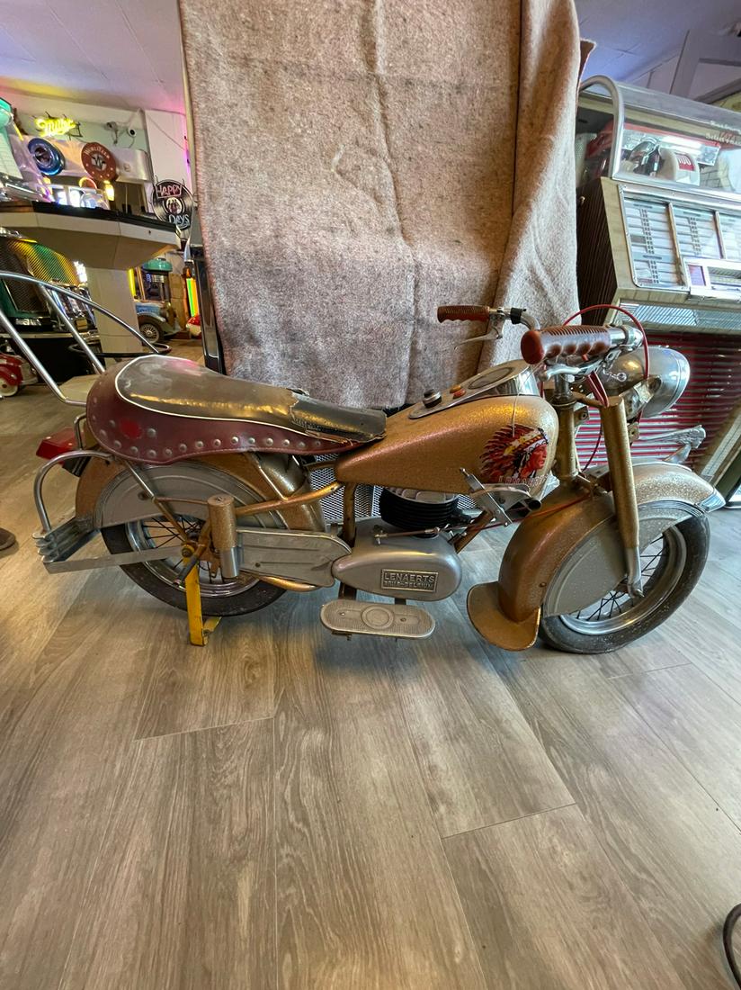 1950s Belgian Lenaerts Carousel Indian Motorbike (1 of 10)