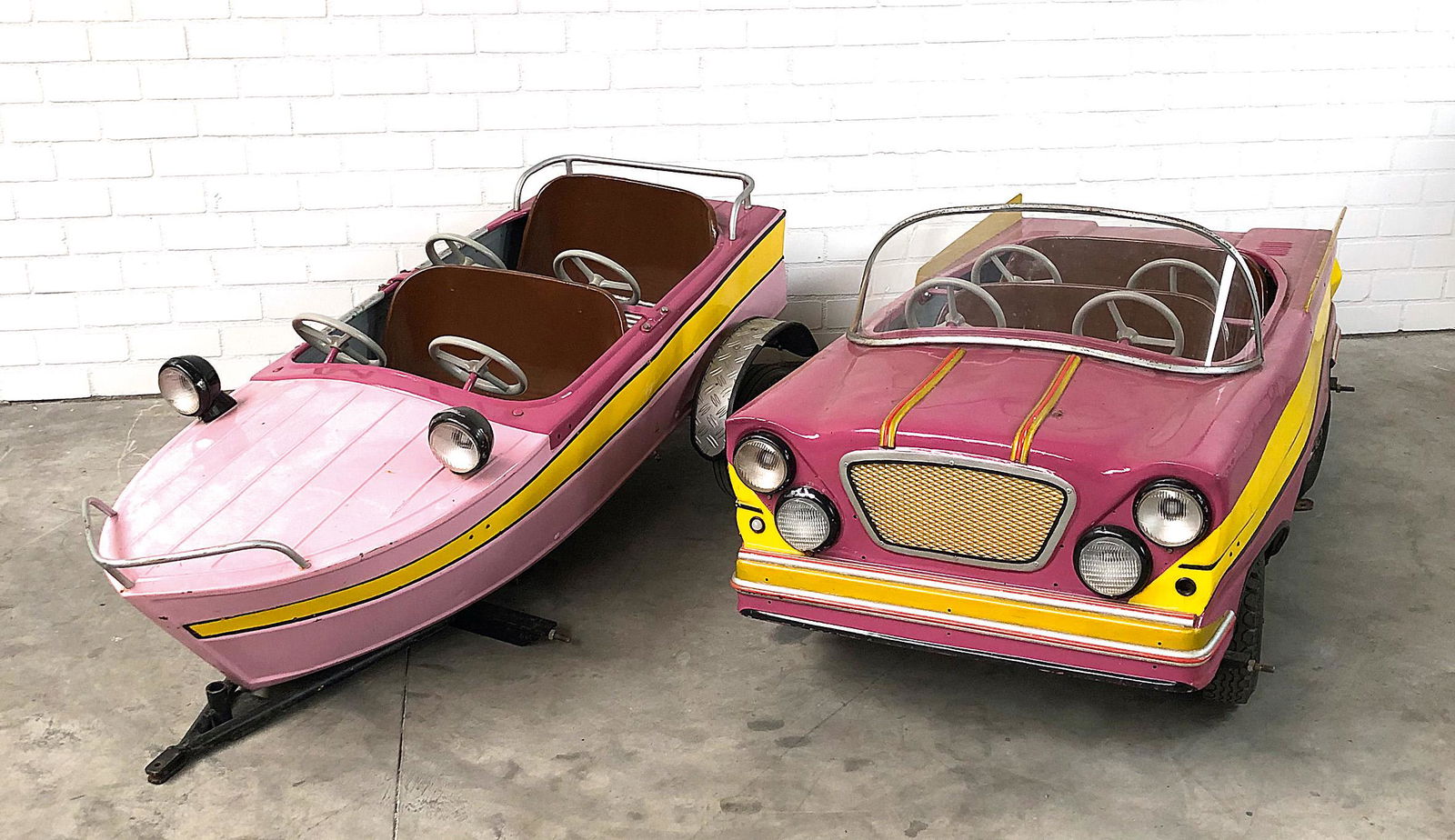 1962 Autopede Carousel Dodge Car & 1966 Vedette Boat (1 of 18)