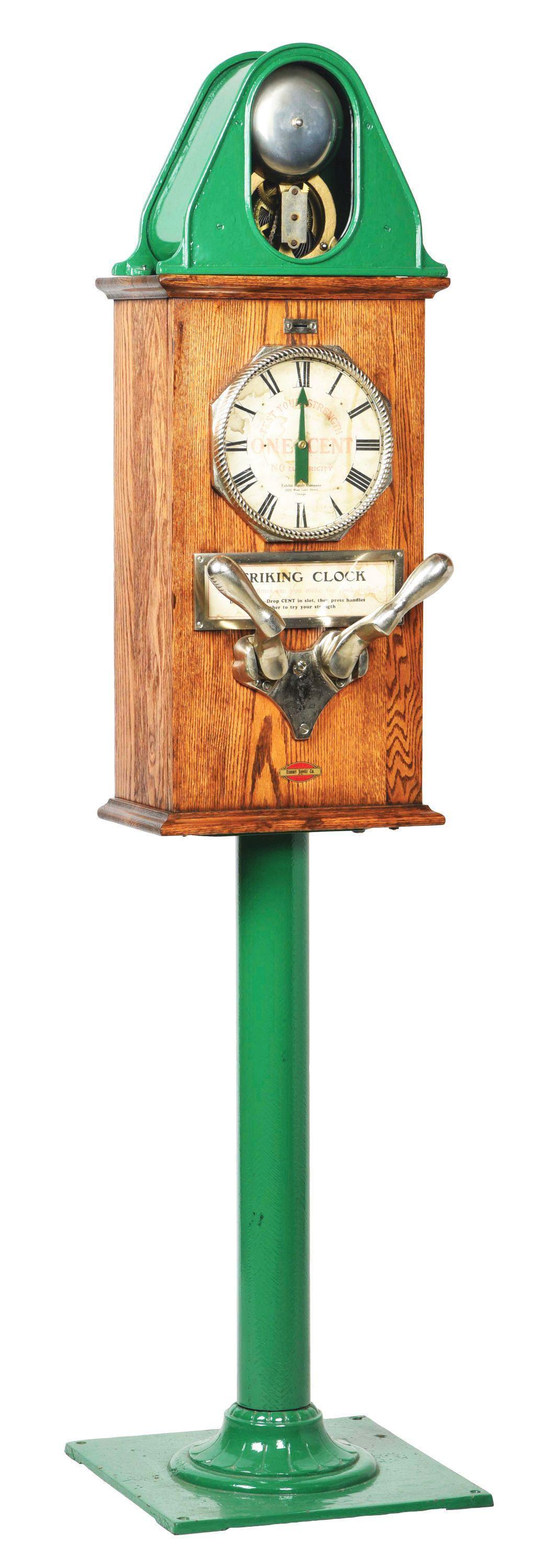 1Â¢ Striking Clock Mechanical Strength Tester Arcade (1 of 8)