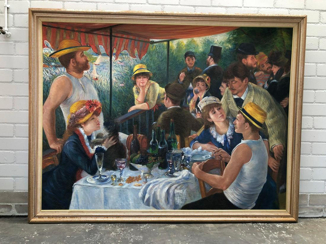 Replica of Pierre-Auguste Renoir's Luncheon of the Boating Party (1 of 4)