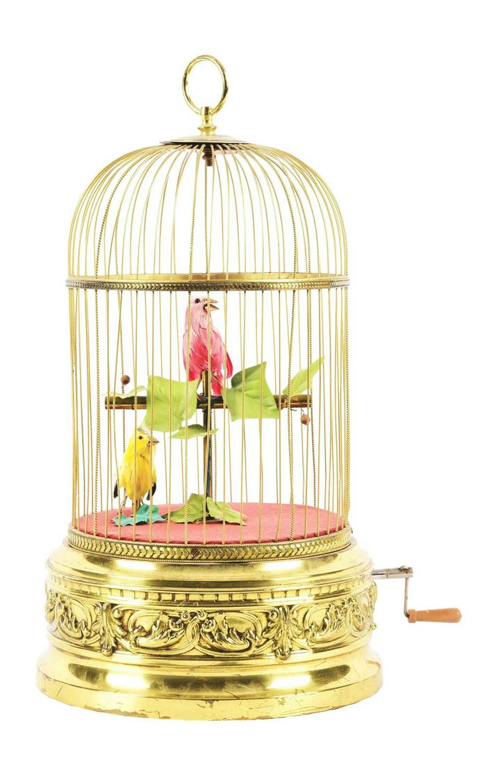 Early German Singing Bird Cage Automaton (1 of 6)