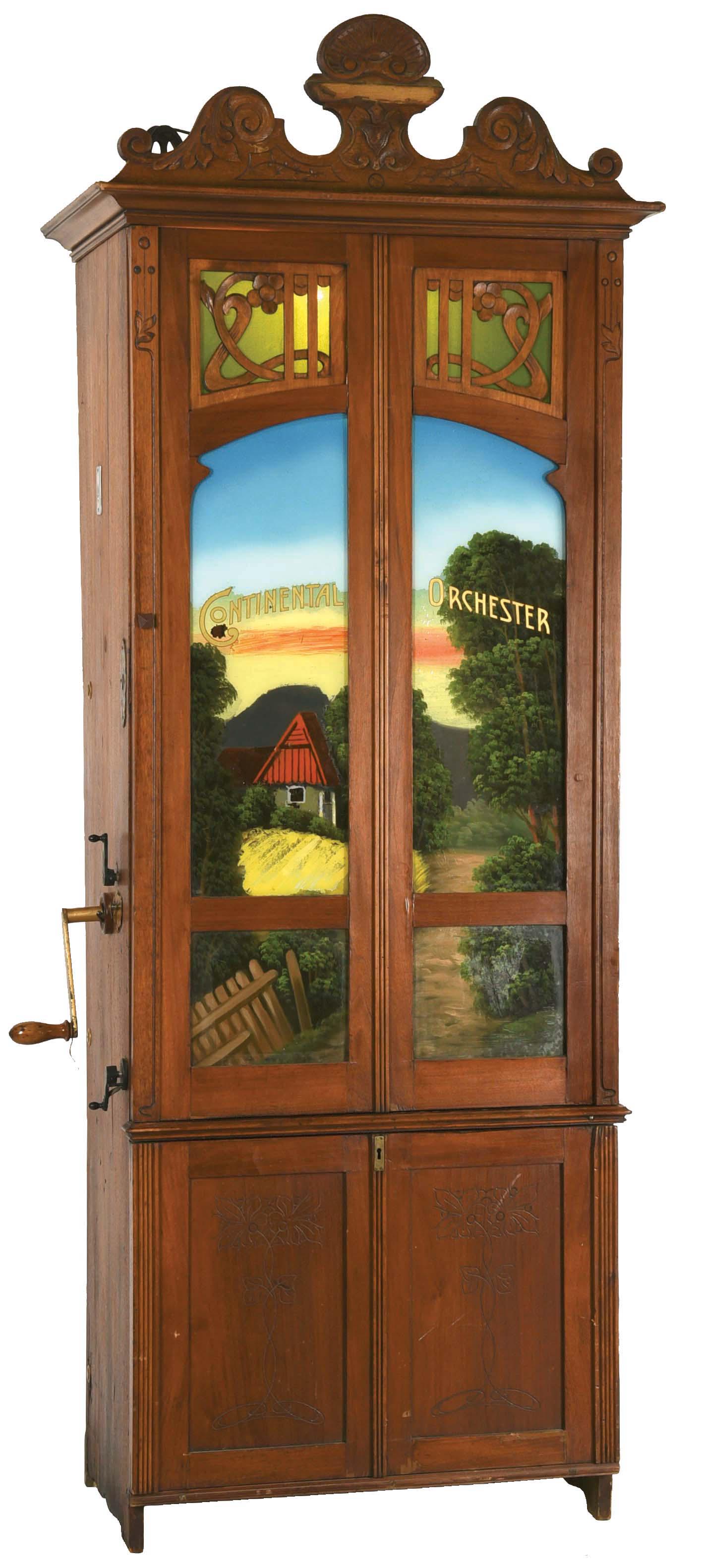 5Â¢ Continental Orchester German Barrel Organ ca. 1880's (1 of 17)