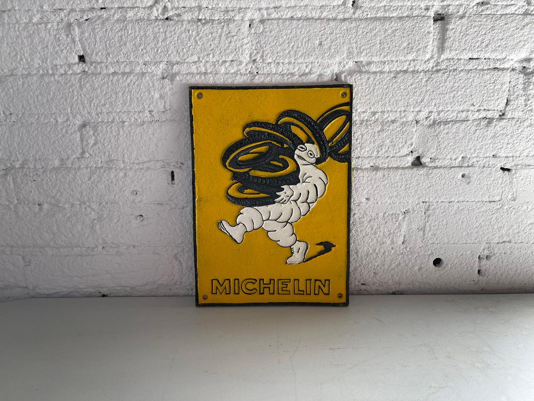 1990's Cast iron Michelin sign (1 of 2)