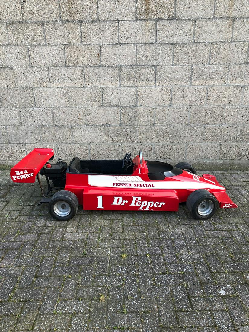 Formula 1 Shaped Go-Kart with Dr. Pepper Branding (1 of 20)