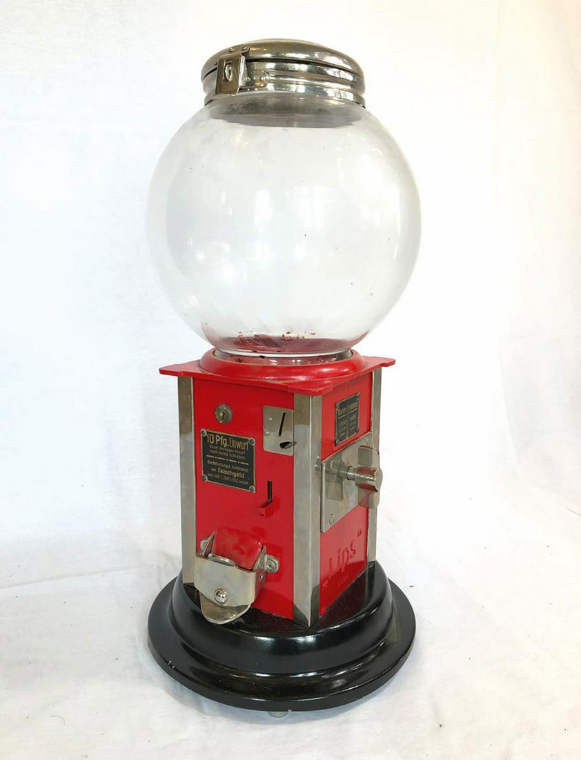 1930s German Coffee Bean Vending Machine "Lips" (1 of 5)