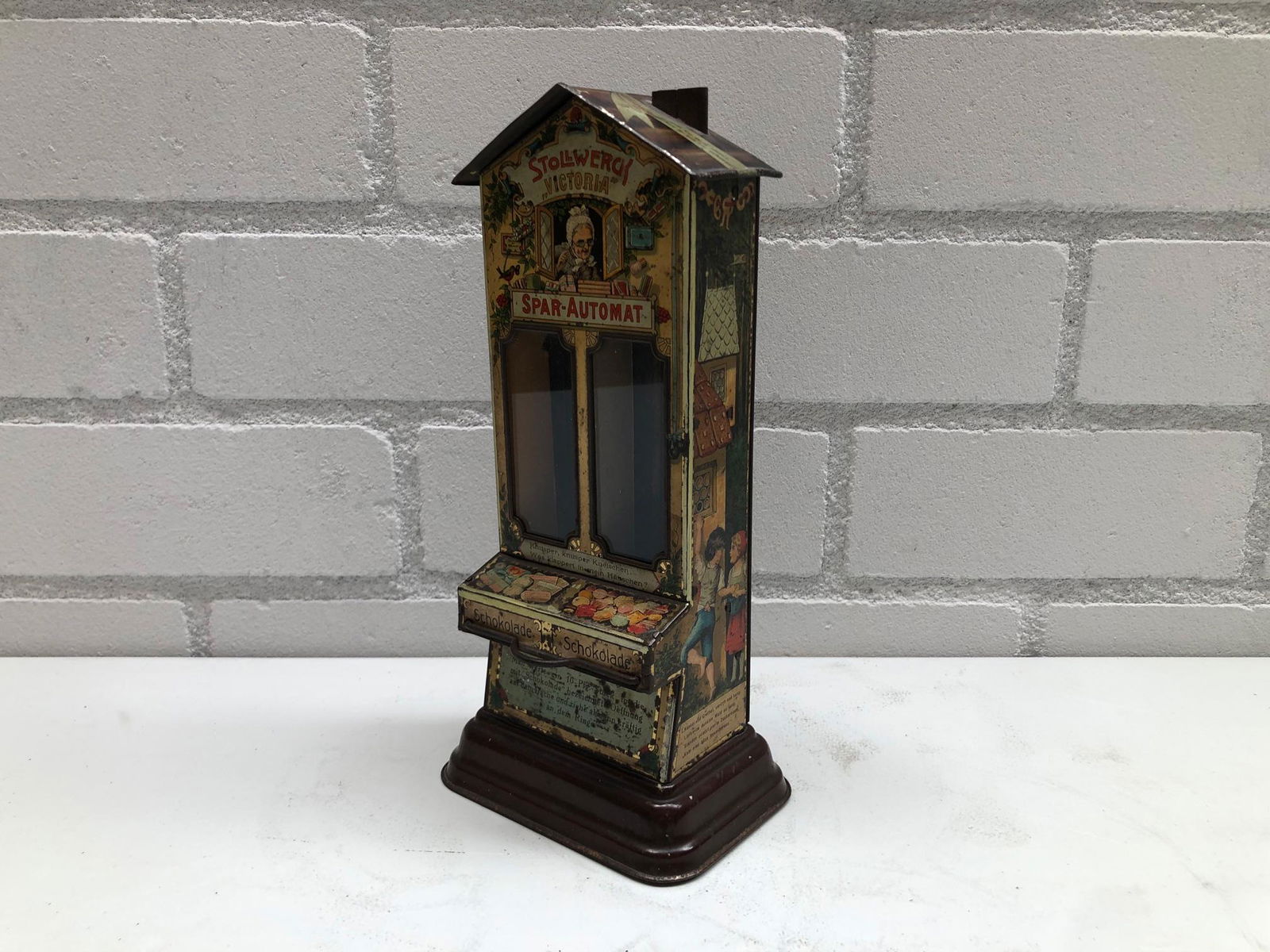 1906 Stollwerck "Victoria" Chocolate Vending Bank (1 of 9)
