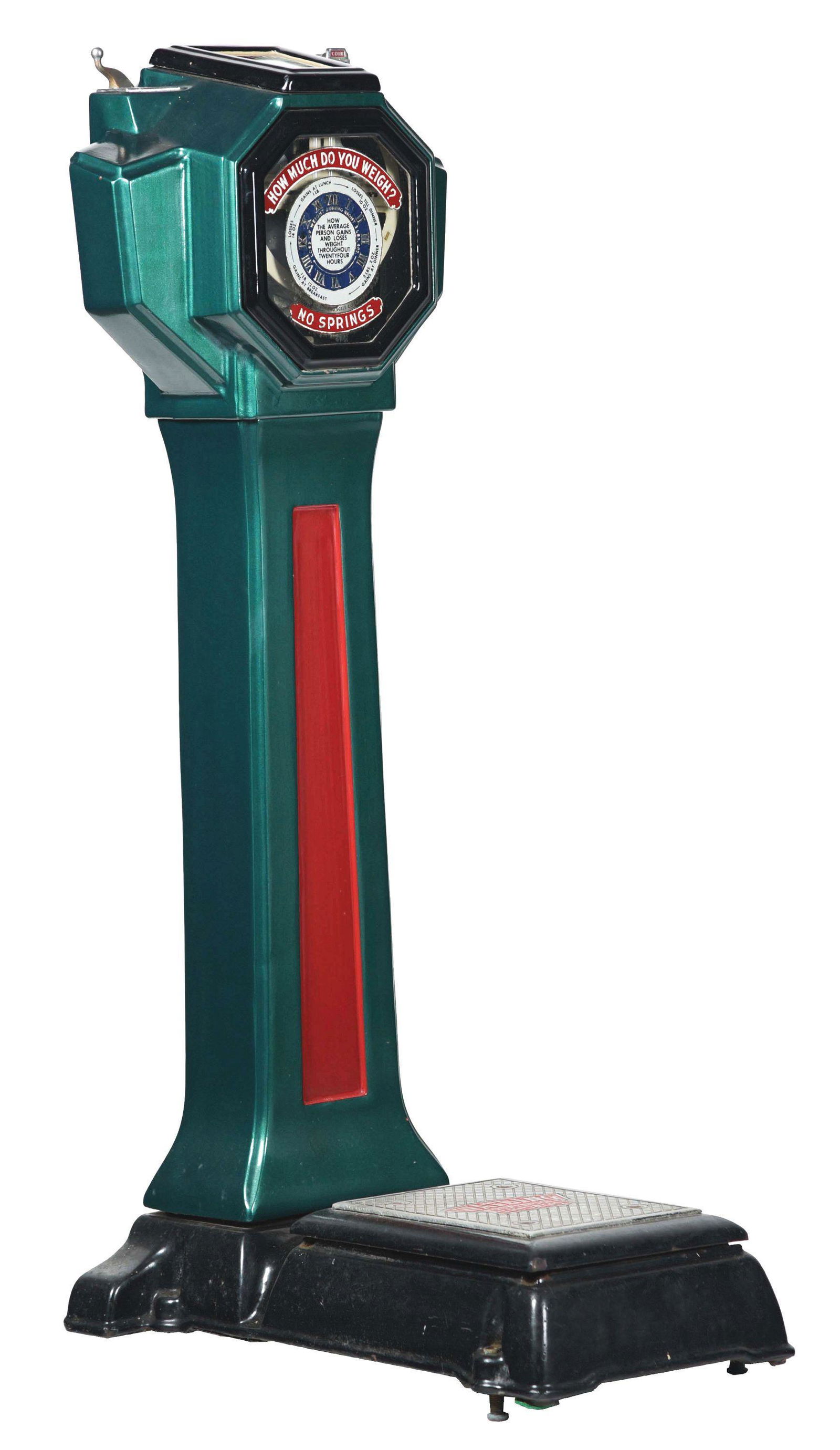 1931 1Â¢ Watling Scale Co. Stand Up Scale (1 of 4)