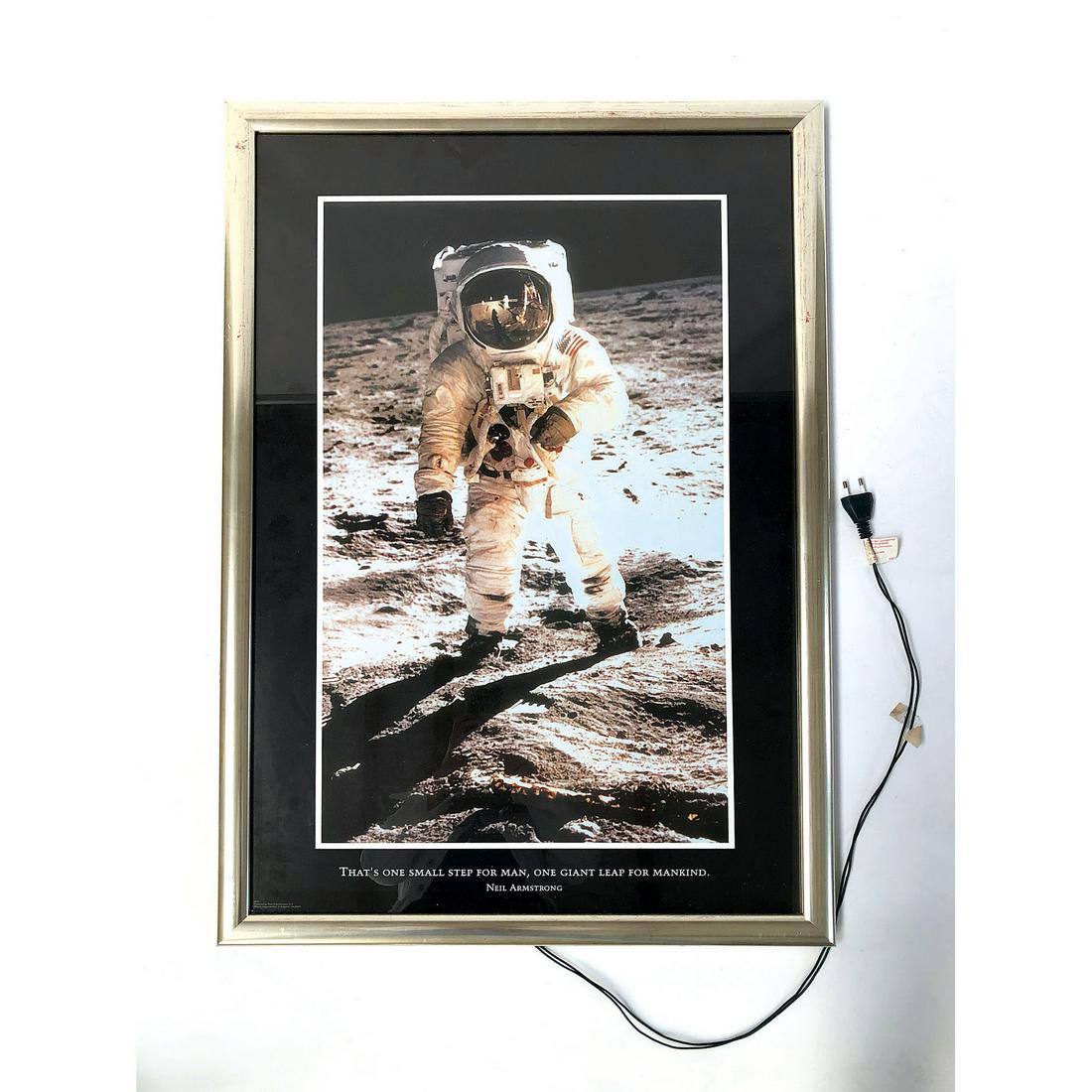 Neil Armstrong "One Small Step" Poster with Lights (1 of 2)