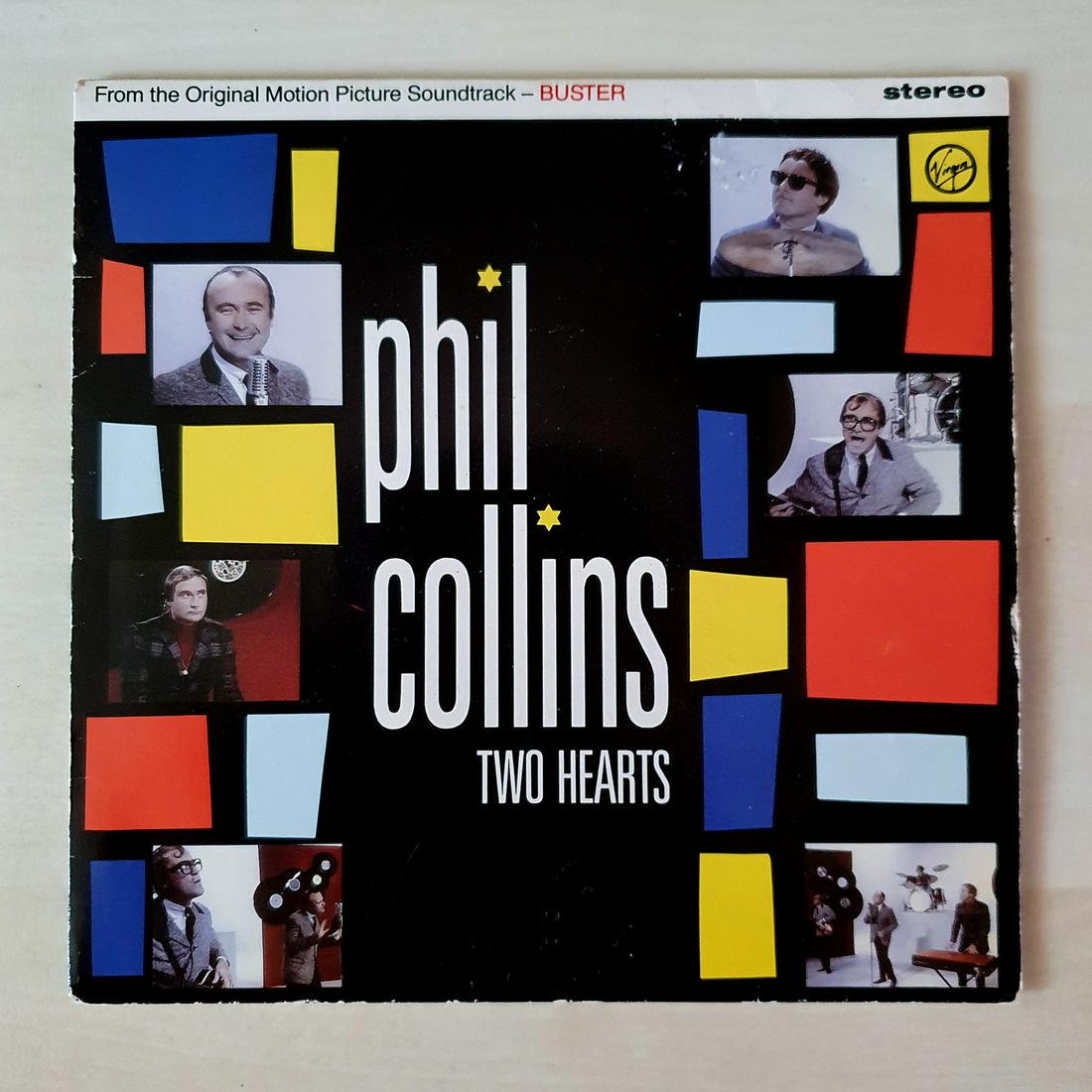 Phil Collins Signed 45 RPM Vinyl Record "Two Hearts" (1 of 5)