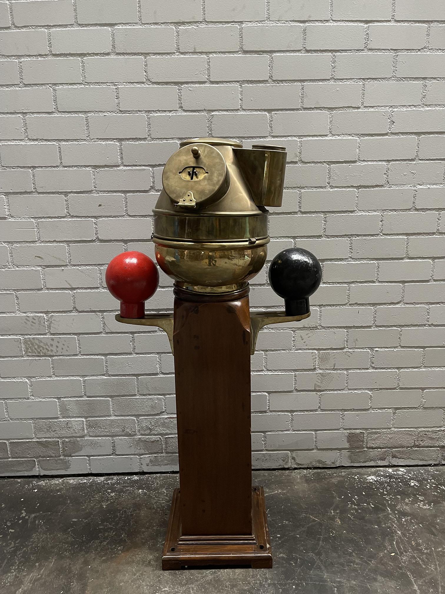 144 cm Tall Binnacle with Sestrel Cicum Dead-Beat Ships Compass (1 of 10)