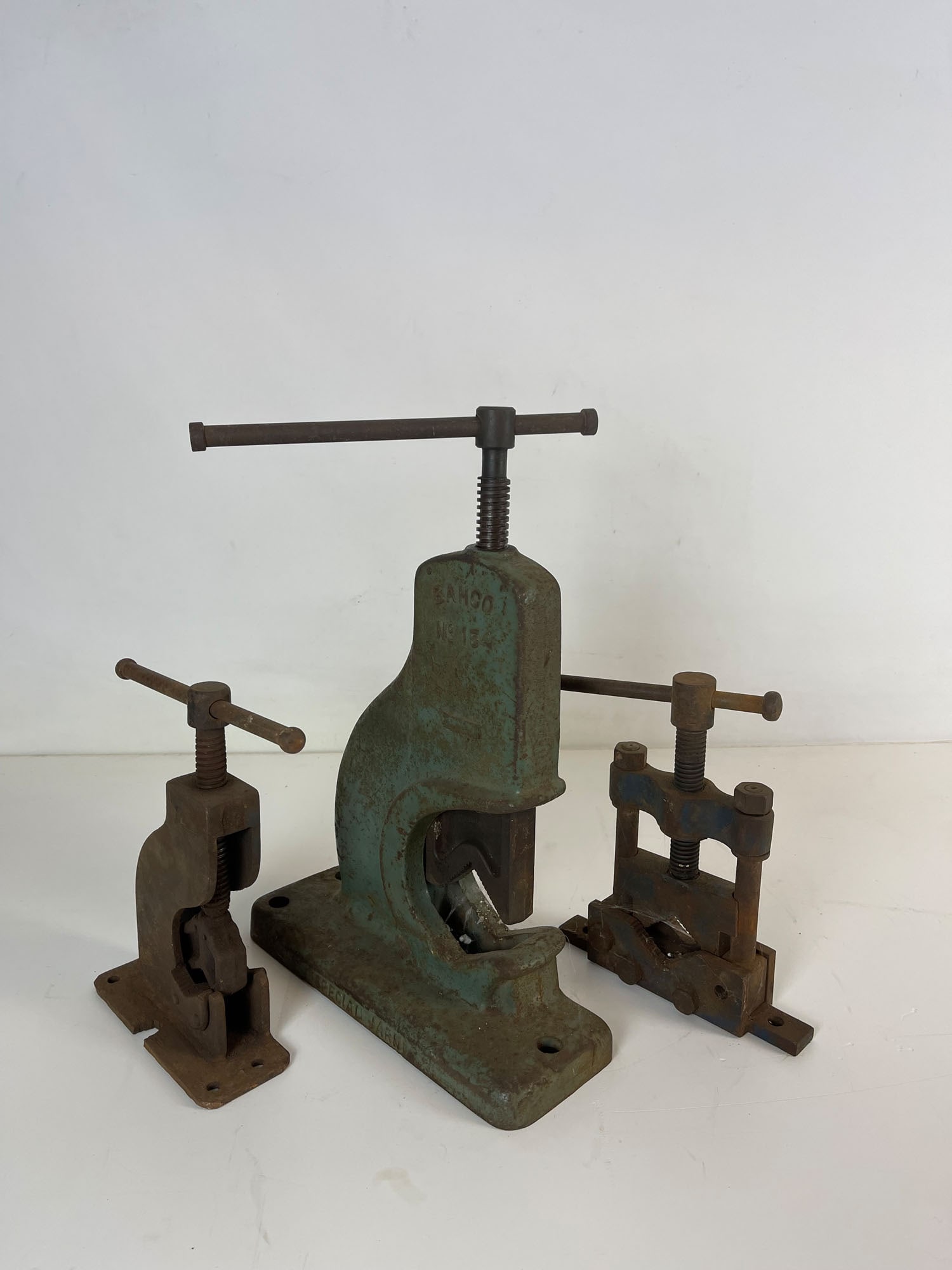 Lot of 3 Different Vintage Tools - Pipe Vises (1 of 10)