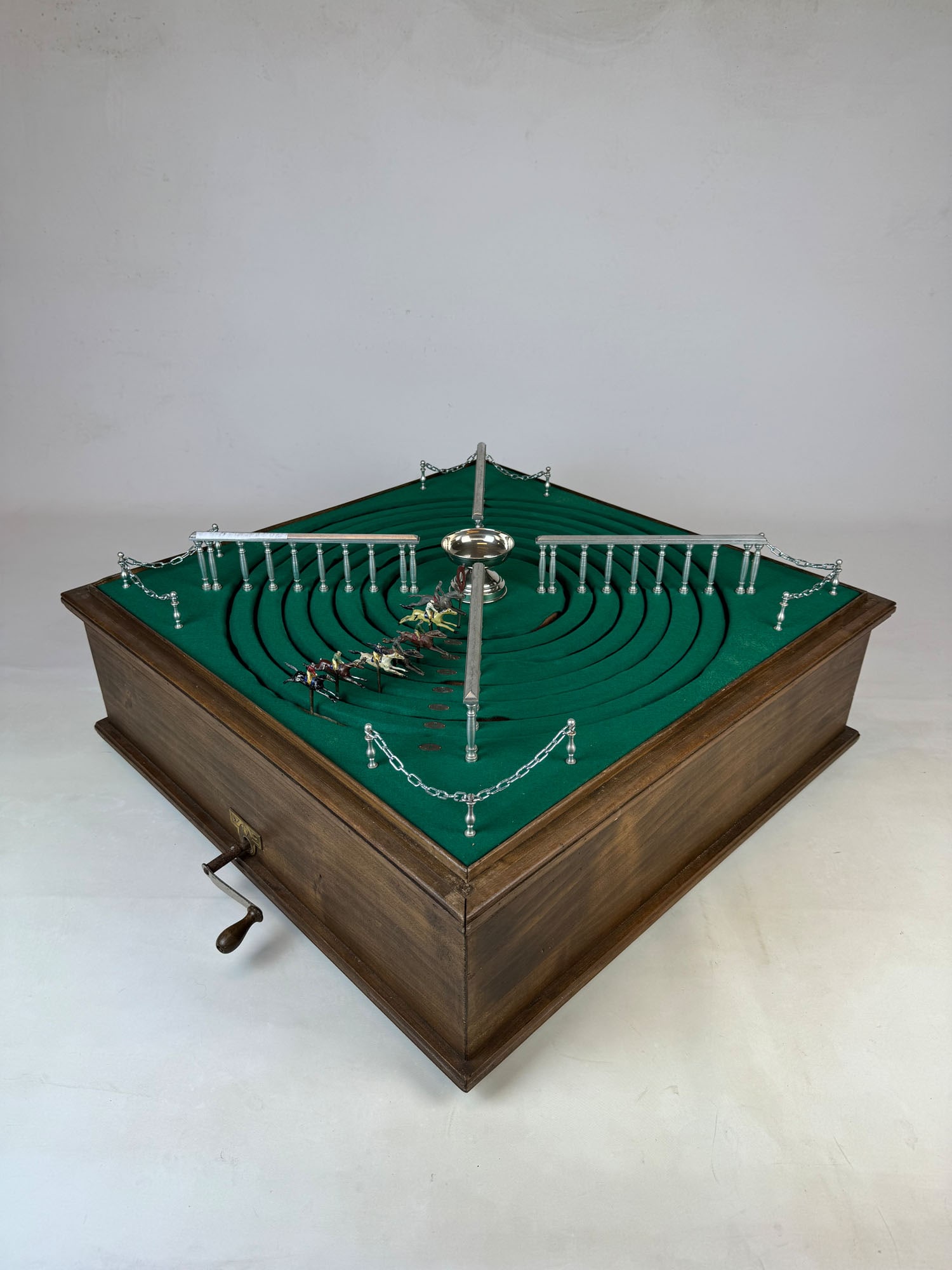 Antique "Jeux de Petits Chevaux" Horse Race Gambling Game ca. 1900 (1 of 12)