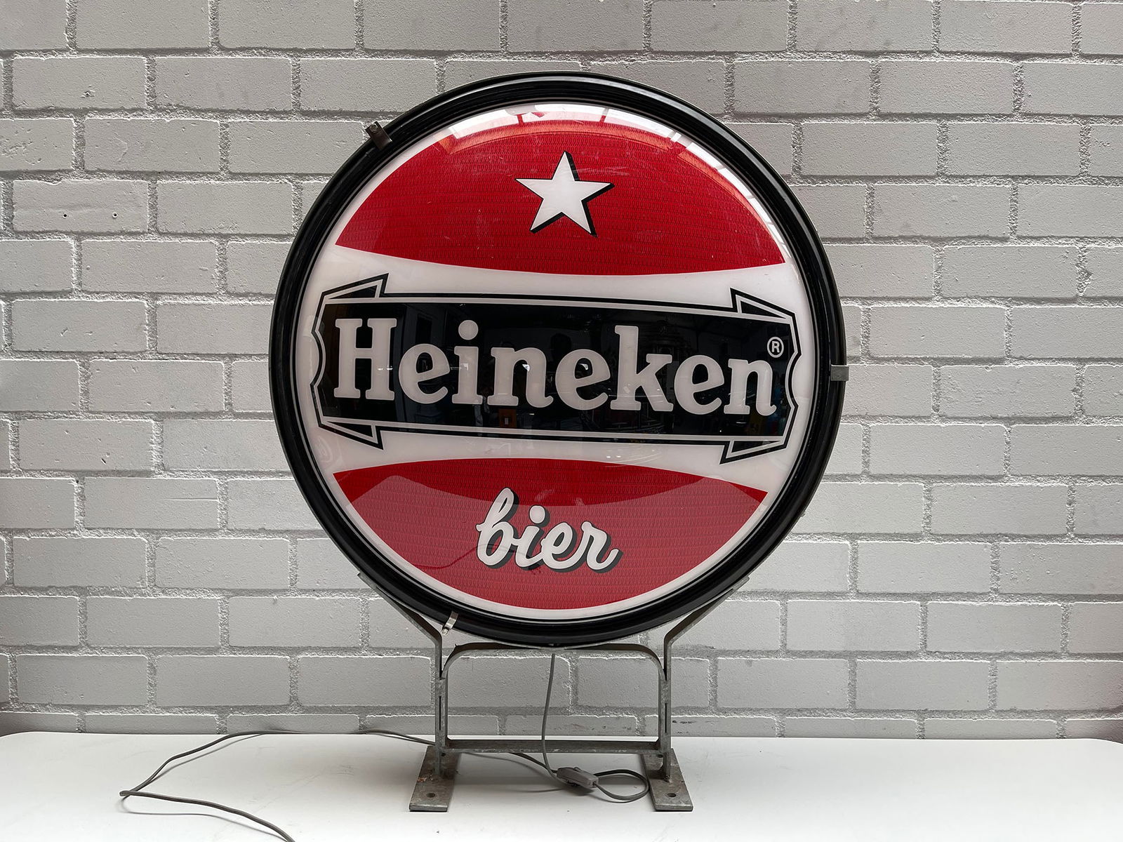 Large Double-Sided Heineken Light Up Sign (1 of 7)