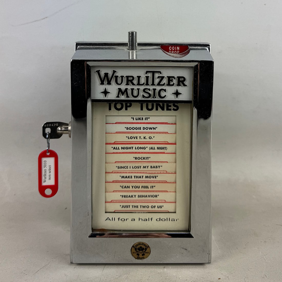 Wurlitzer 5010 "Top Tunes" Remote Wallbox with Title Strip Holder 1963-1964 (1 of 12)