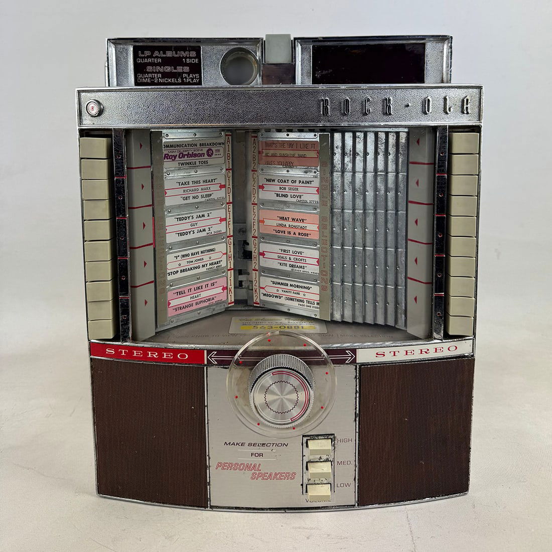 1964 Rock-Ola 500 Wallbox with 160 Selections (1 of 12)