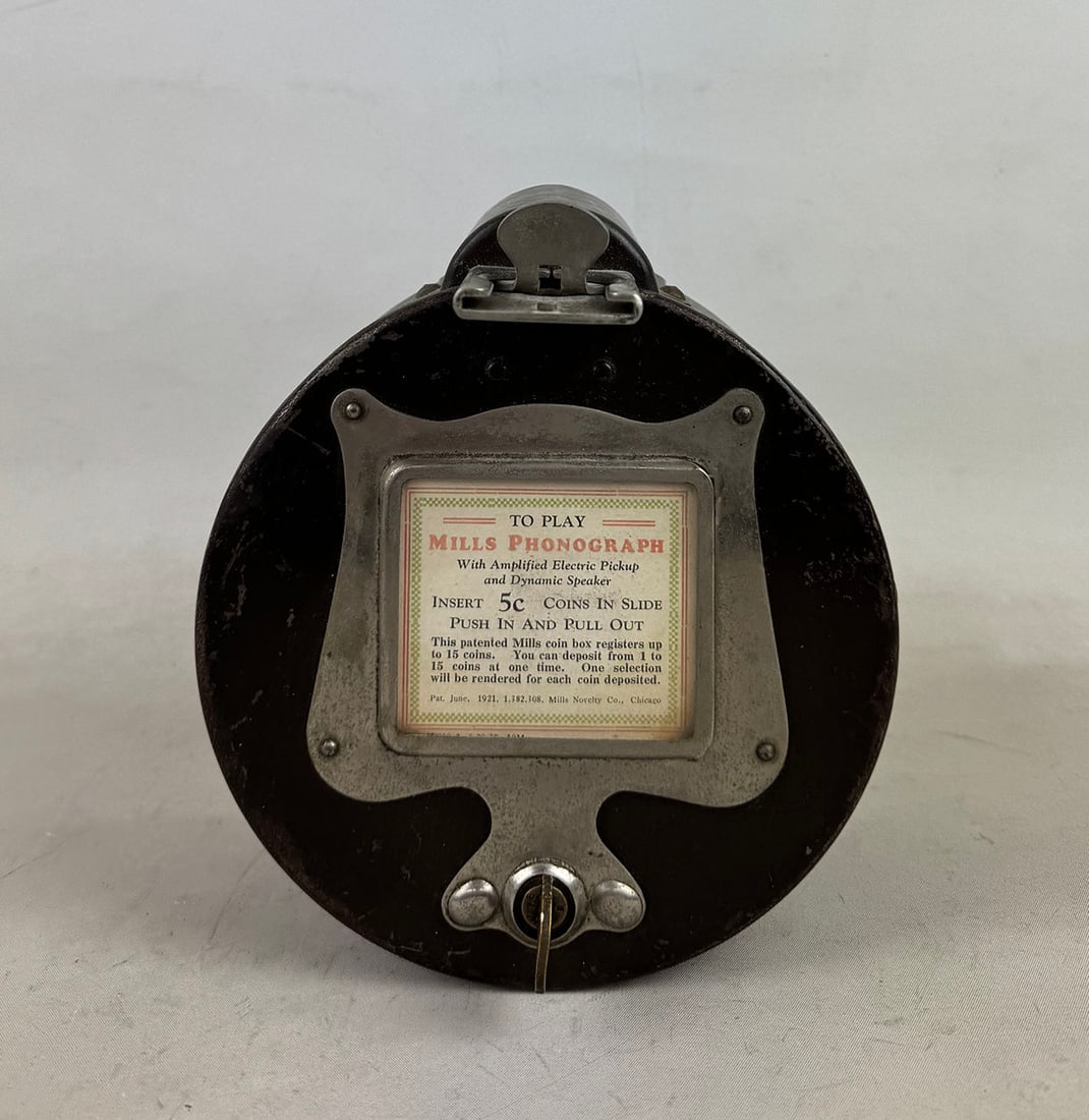 Mills Non-Selective 5 Cent Phonograph Wallbox ca. 1930 (1 of 10)