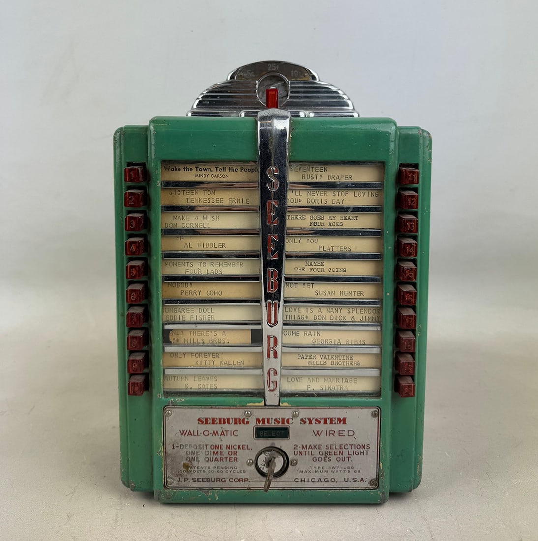 Seeburg 3W7-L56 Wallbox 1946-1948 (1 of 15)