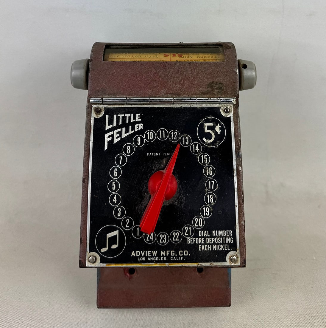 Adview Mfg. Co. "Little Feller" 24 Selection Wallbox ca. 1939 (1 of 11)